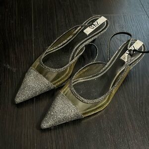 Zara Point kitten heel